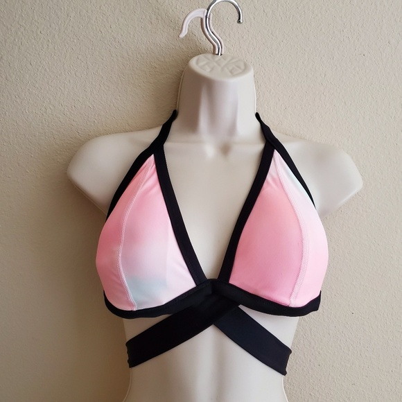 PINK Victoria's Secret Other - Pink Victoria's Push Up Halter Wrap bikini top